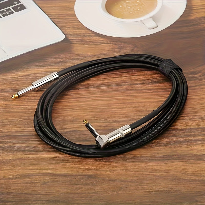 6. 35/6. 5 High-End Hi-Fi Guitar Cable 59. 06 inches, 118. 11 inches, 236. 22 inches - Round, Unshielded, Cat5e Electric Guitar Audio Cable for Bass, Folk Music, Pickup Noise Reduction, Instrument Connection, Flexible Coiling, Reinforced Connectors