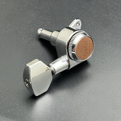 Guitar Tuning Peg Set, Silvery 3 Right, 6pcs, SAPHUE, Locking for Replacing Guitar Tuning