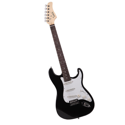 Red AST Electric Guitar with Rosewood Fingerboard: Includes Bag, Shoulder Strap, Pick, Whammy Bar, Cord, Wrench Tool