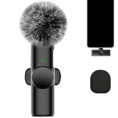 Items! Wireless Microphone, Professional Noise Cancelling Clip on Mic, USB-C Rechargeable, Plug And Play, Suitable for Content Creator Equipment, Video Recording, Interviews, Gaming Mic, Singing Microphone, Phone Microphone