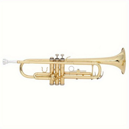 B-Flat Trumpet, 0.08mm, 8.7 cm, Ideal, Beginner, Musicians for School Band
