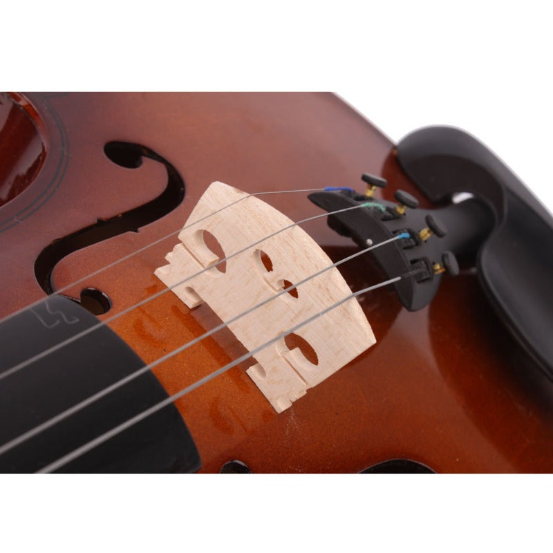 New 4/ 4 Acoustic Violin Case Bow Natural