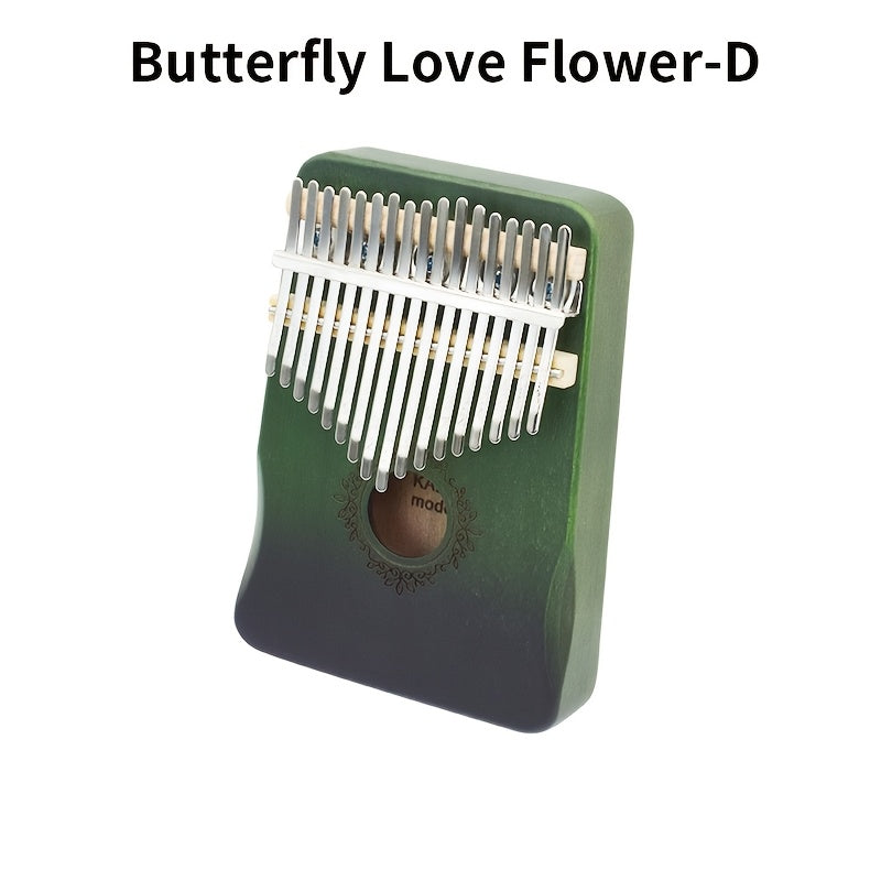 10 Types Kalimba Thumb Piano 17 Keys, Portable Mbira Finger Piano Gifts for His And Hers Beginners, with Gift Box, Tune Hammer, Songbook - Musical Instruments Gift
