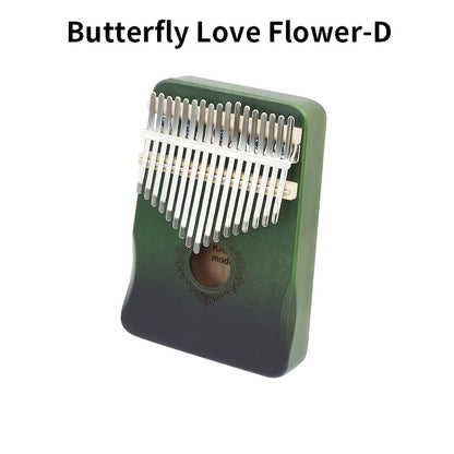10 Types Kalimba Thumb Piano 17 Keys, Portable Mbira Finger Piano Gifts for His And Hers Beginners, with Gift Box, Tune Hammer, Songbook - Musical Instruments Gift