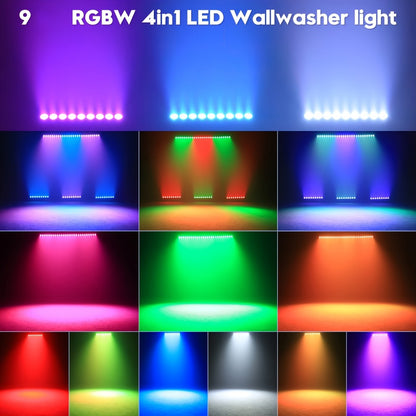 LED Stage Light, RGBW, DMX Control, Home, Party, Weddings for Stage and Party Lighting