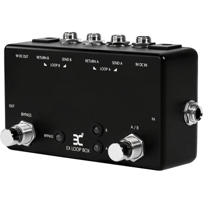 Guitar Effects Loop Switcher Pedal - Passive Channel Switcher Box Switching 2 Loop Channels And Bypassing - For Guitarists -  Suitable for Live Performances & Studio Recording - Great Gift for Musicians