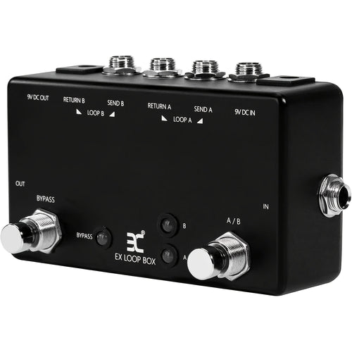 Guitar Effects Loop Switcher Pedal - Passive Channel Switcher Box Switching 2 Loop Channels And Bypassing - For Guitarists -  Suitable for Live Performances & Studio Recording - Great Gift for Musicians