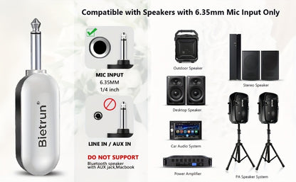 Portable PA Speaker, 165ft, Wireless, USB, Microphone, Headset for Parties and Karaoke
