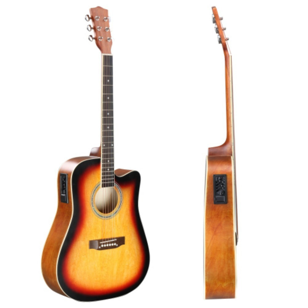 Acoustic Guitar, Adjustable, 10W, KMA101, 41-Inch, Black for Lessons and Practice