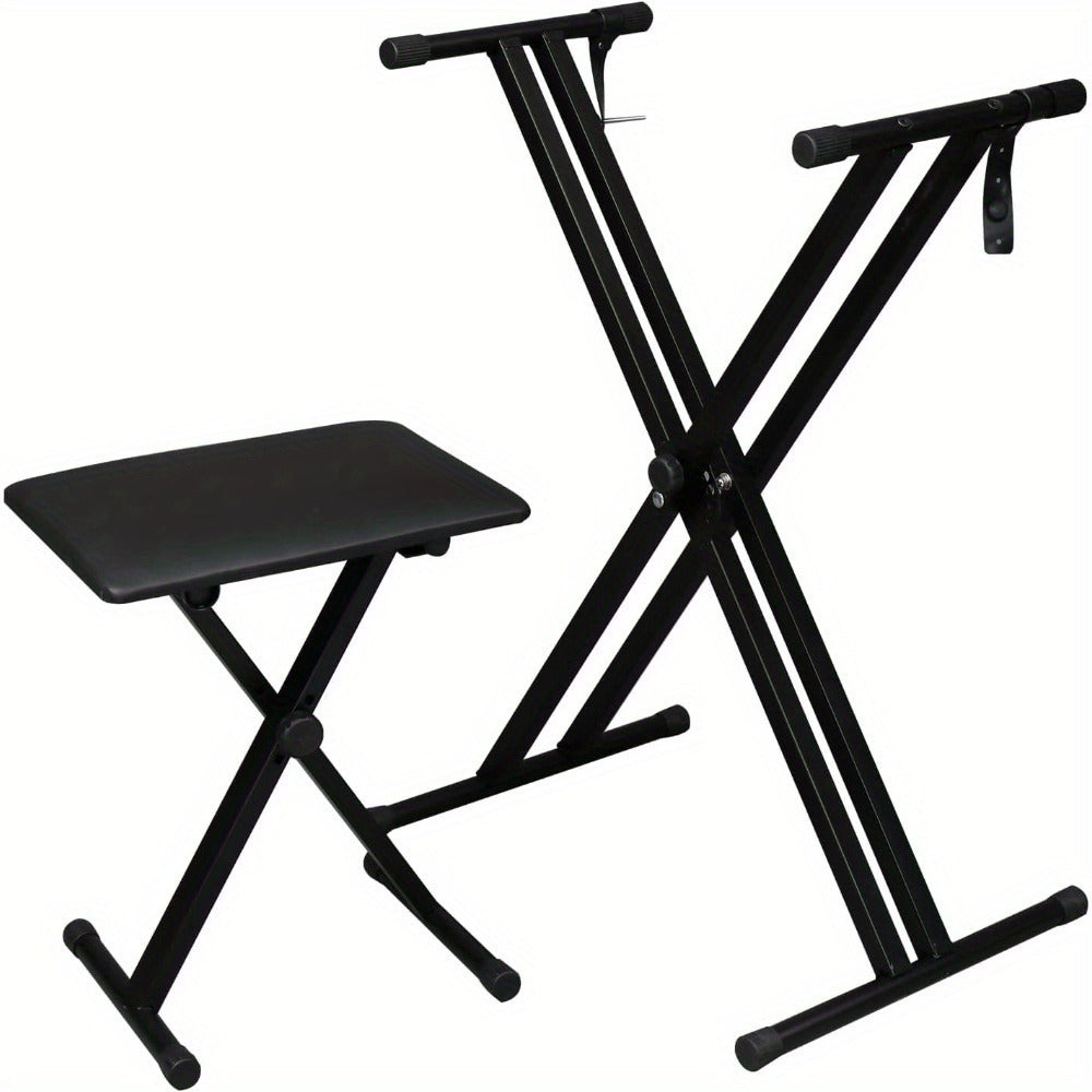 X-Style Keyboard Stand and Bench Set for 49, 61, 76 and 88-Key Pianos