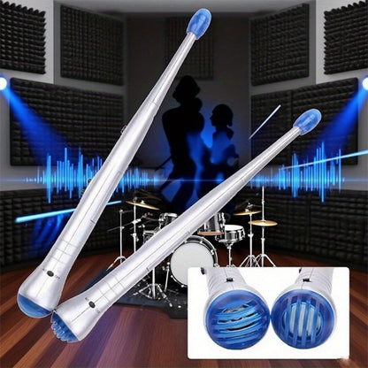 Electronic Air Drumsticks with Sound, LED Tips and Volume Control