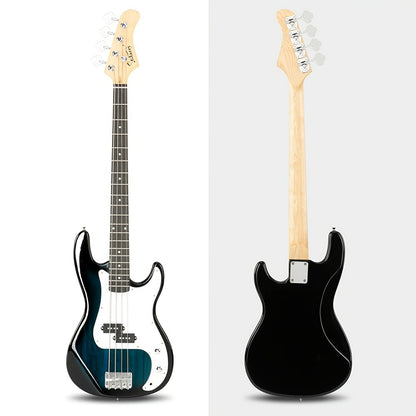Electric Bass Guitar, 42 mm, Full Size, Glarry, Kit, Full for Lessons and Practice