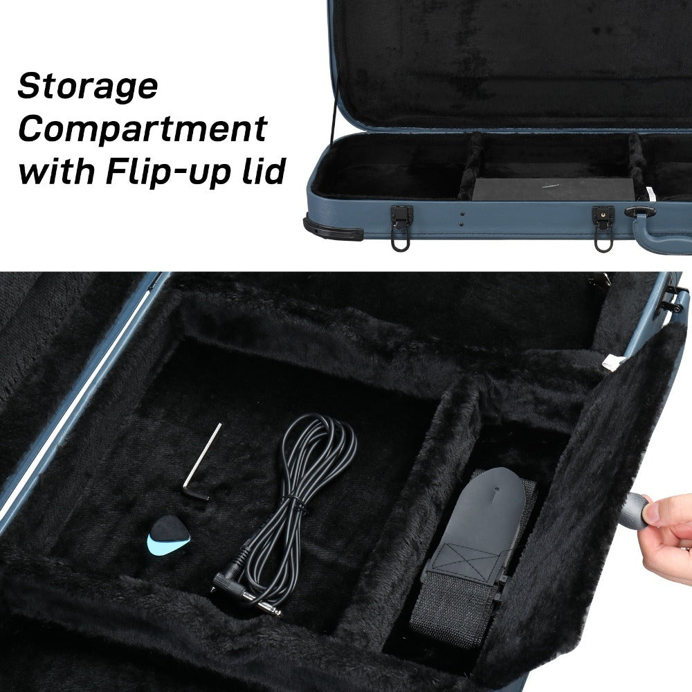 Electric Guitar, 101.5cm, 106cm, Square, Hard, Case for Lessons and Practice