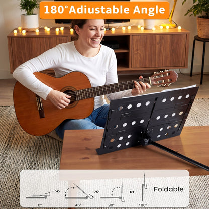 Guitar Stand, Portable, Foldable, Adjustable, Folding, Music for Holding And Displaying