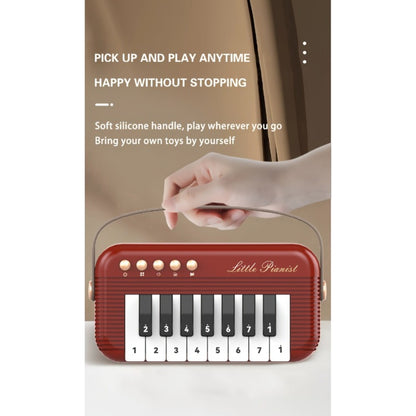 Mini Piano Keyboard, Portable, 15 Keys, Music for Basic Music Play And Portable Beginner