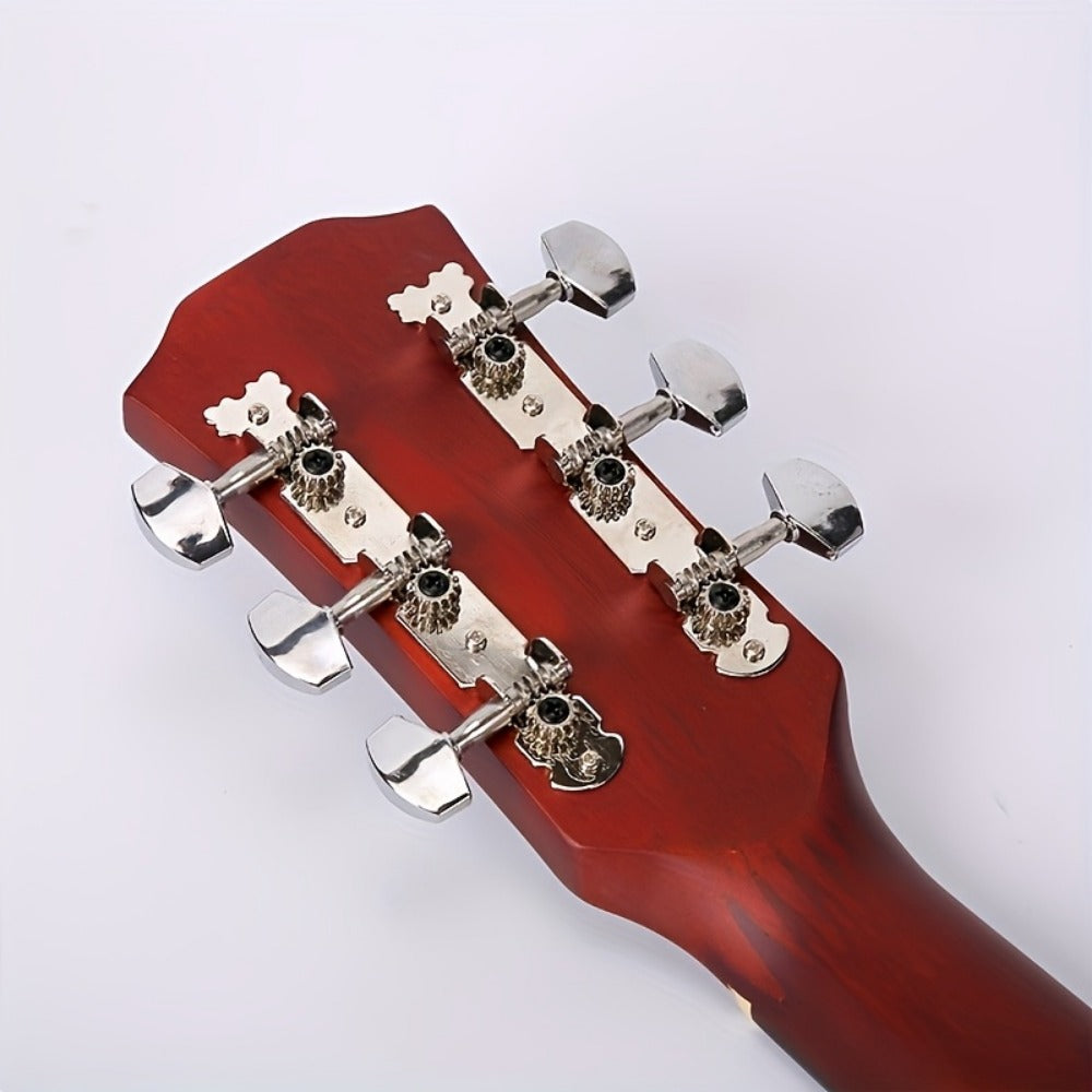 Acoustic Guitar, Black, 38 Inch, Inch, Beginner, Set for Lessons and Practice