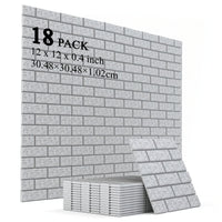 Wall Tile Soundproof Panel 30L1H Light Gray