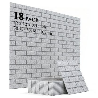 Self-Adhesive 18/48pcs Soundproof Wall Panels, High-Density Flame-Retardant Acoustic Foam Boards for Recording Studios, Home Theater, Game Rooms, Conference Rooms & Bedrooms-Layouts for Seamless Wall Coverage, Apartment Essentials, Renters Furniture
