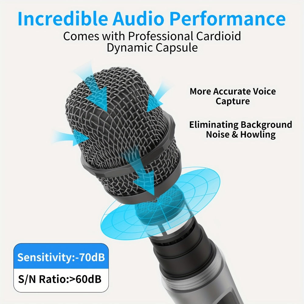 Recording Microphone, Bluetooth, Wireless, Cordless, Dynamic for Recording and Streaming