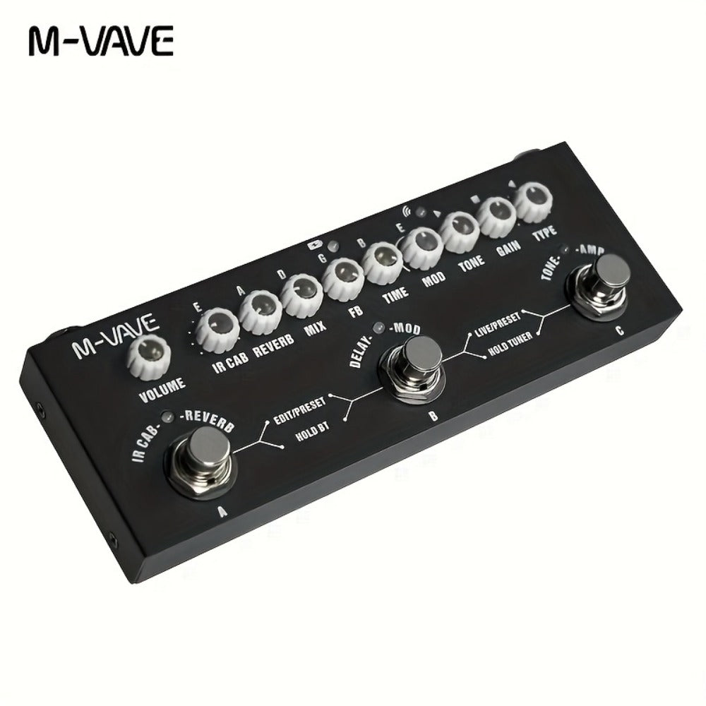 Guitar Multi-Effects Processor, Wireless, USB, M-VAVE for Guitar Or Bass Tone Shaping