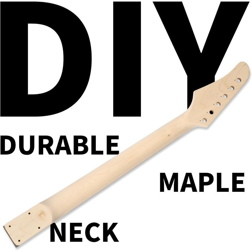 DIY Guitar Kit with Mahogany Body, Ebony Fingerboard and Maple Neck, 6 String DIY Electric Guitar Kit with Classic Design, Easy Installation & Full Equipment to Build Your Own Guitar detail image - detail view 6
