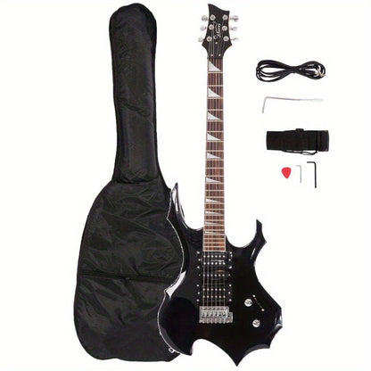 Electric Guitar, MOTOOS, Burning, Fire for Lessons and Practice