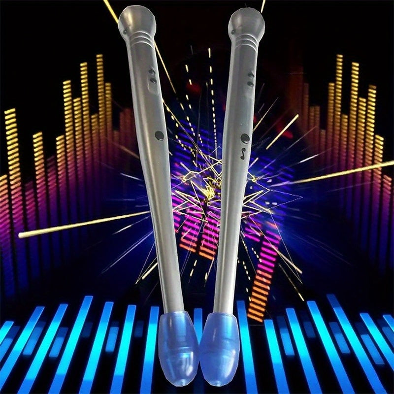 Electronic Rhythm Music Drumsticks for Leisure, Entertainment, And Holiday Parties Air Percussion Drumstick Set for Practice Music Gift for Kids New Year Holiday Promotion Gift (No Drum Sound)