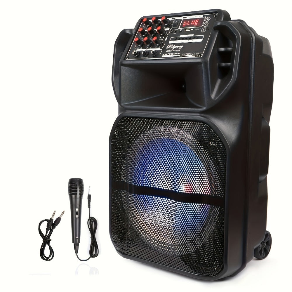 Portable PA Speaker, Wireless, Portable, 5000W, Subwoofer for Parties and Karaoke
