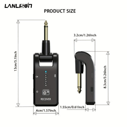 Wireless Instrument System, 4GHz, 2.4 GHz Wireless for Wireless Connection Between A