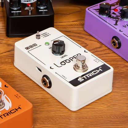 Guitar Pedalboard, USB-C, USB, STRICH for Organizing And Carrying Guitar Effects Pedals