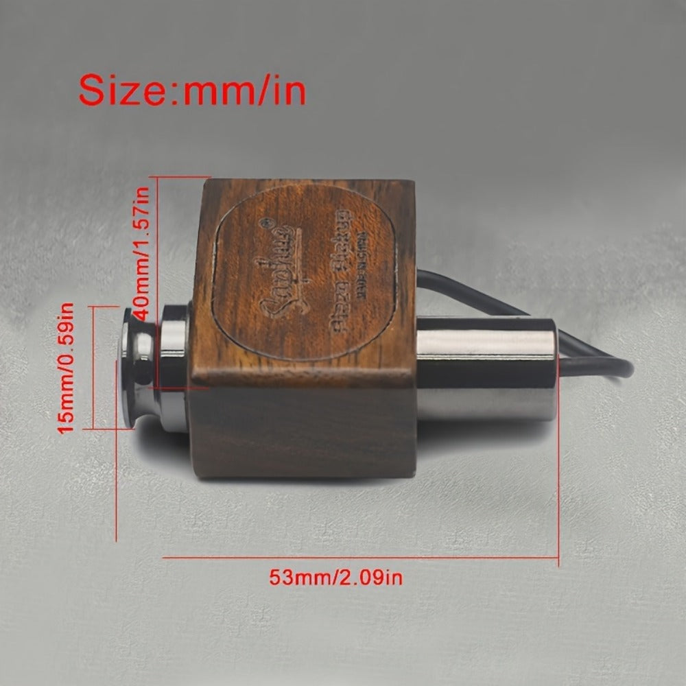 Guitar Replacement Part, Portable, 6.35Mm, SAPHUE, Clip-On, Pickup for Guitar Repair