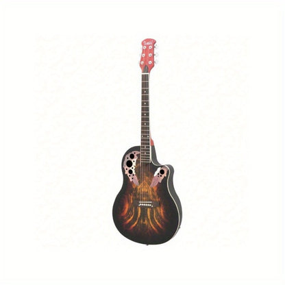 Acoustic Guitar, 41 Inch, Adjustable, Full Size, MOTOOS, Inch, Full-Size for Lessons