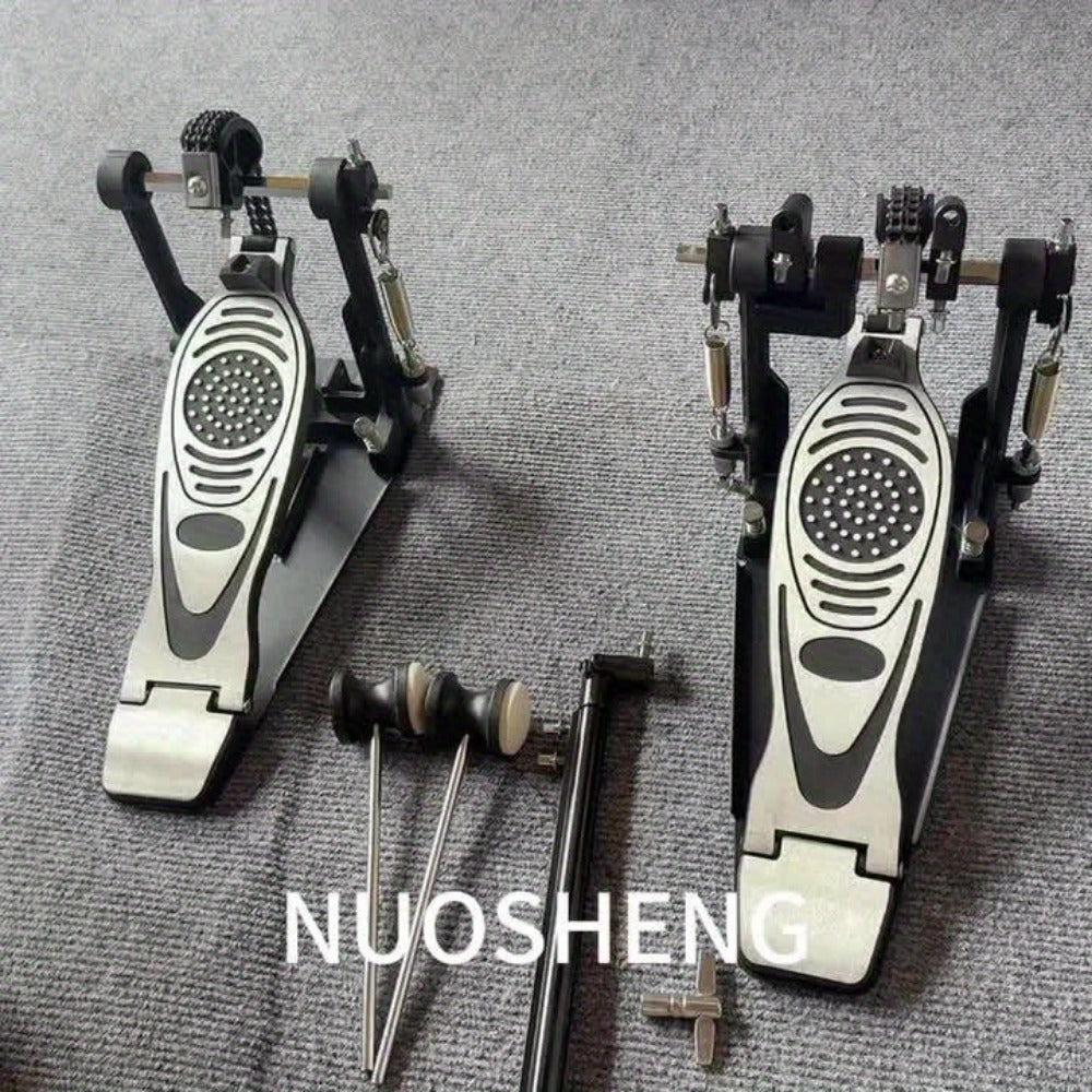 Bass Drum Pedal, Double, Pedals, Chain for Operating A Kick Drum Or Percussion