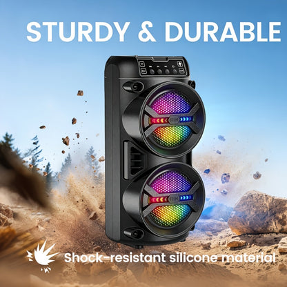 Portable PA Speaker, Dynamic, RGB, Wireless, Peak, 6500W for Parties and Karaoke