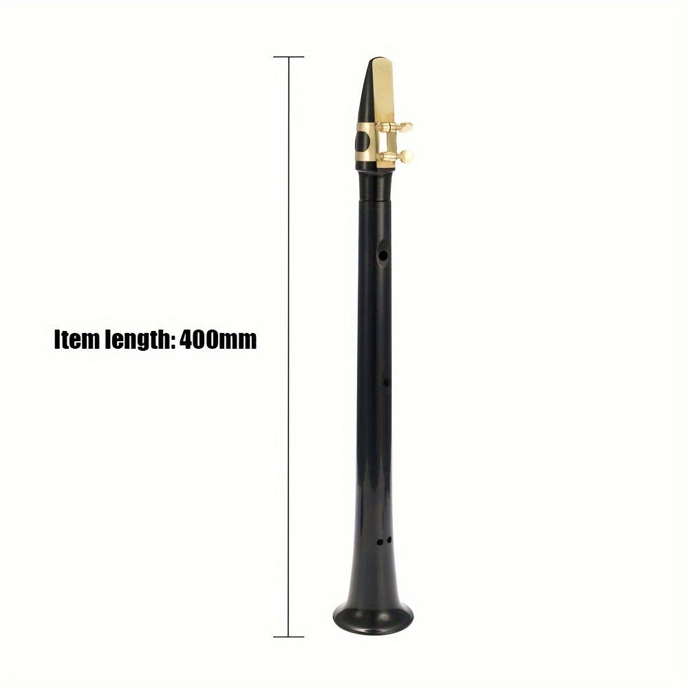 C-Key Pocket Saxophone, Portable Mini Woodwind Instrument with Carry Bag