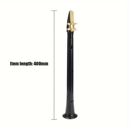 C-Key Pocket Saxophone, Portable Mini Woodwind Instrument with Carry Bag