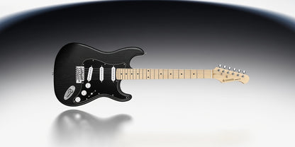 DST-80 Full Size Electric Guitar Kit with SSS Pickups and Amplifier