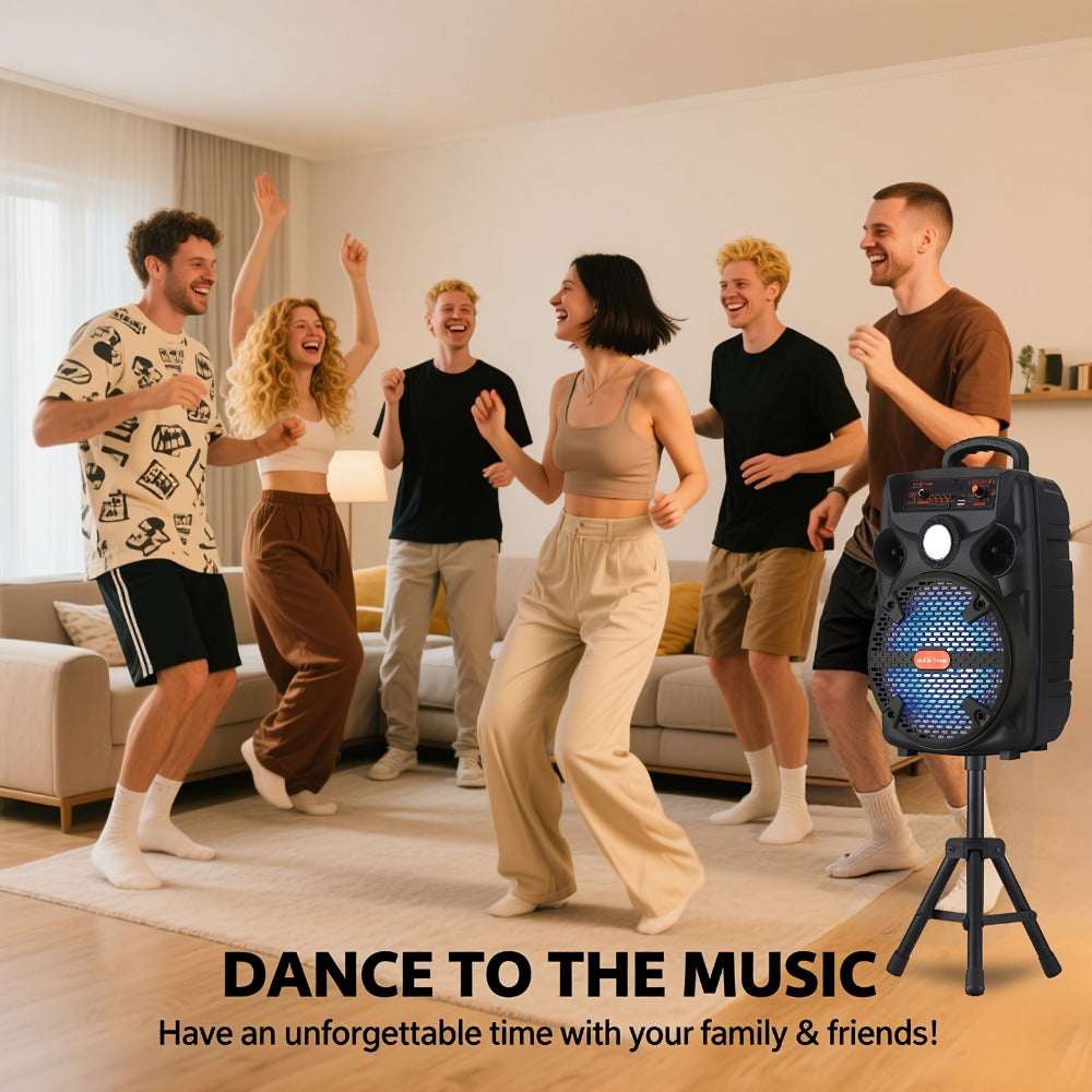 Portable PA Speaker, 1000W, Wireless, USB, BT/TF/TWS/USB/AUX, 1000W for Parties