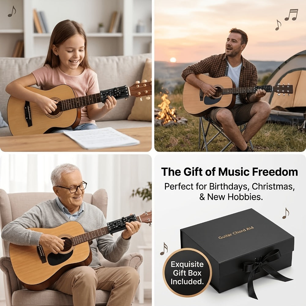 Guitar Chord Trainer, Guitar Chord Presser, Portable for Beginner Chord Fingering