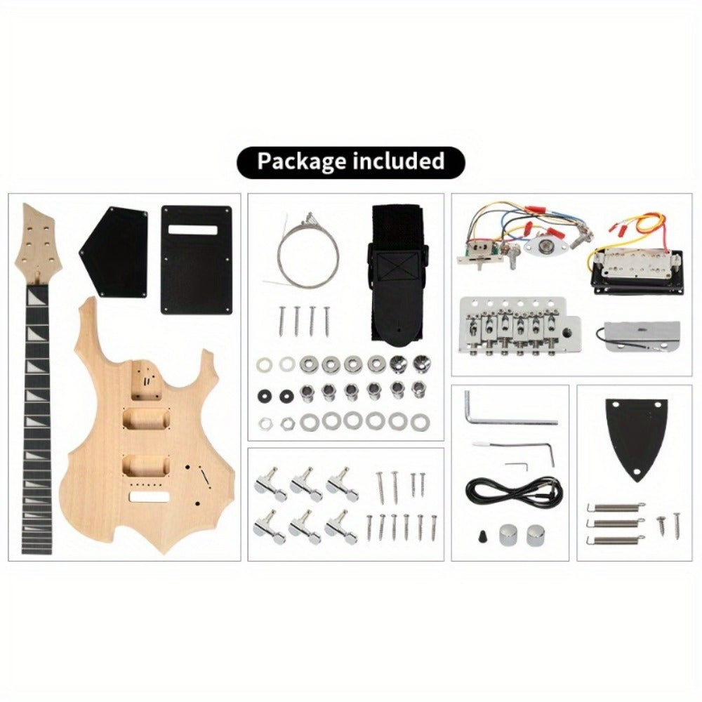 Electric Guitar, DIY, String, Flame for Lessons and Practice