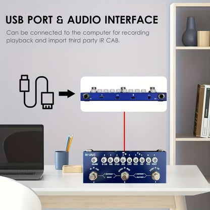 Guitar Multi-Effects Processor, Wireless, USB, M-VAVE for Guitar Or Bass Tone Shaping