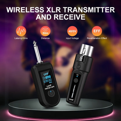 Recording Microphone, 2.4 GHz Wireless, Wireless, DOSLNLYA for Recording and Streaming