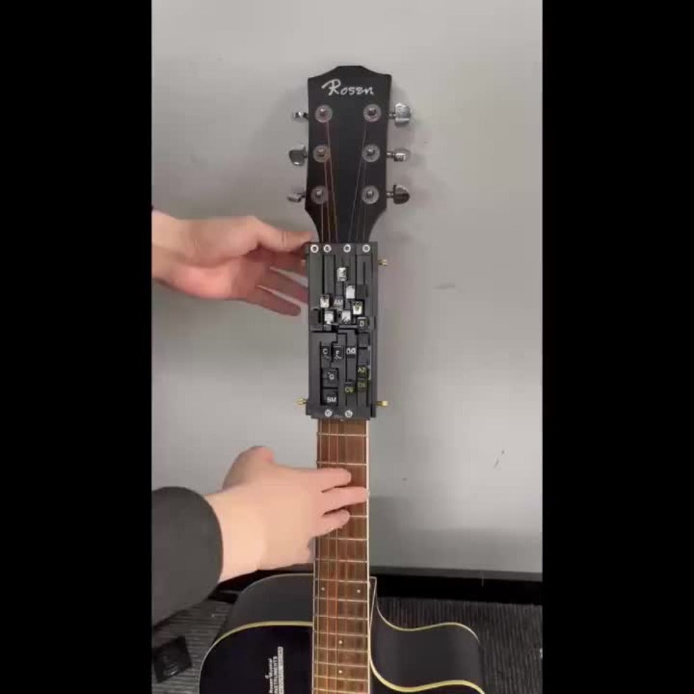 Guitar Chord Trainer, Guitar Chord Presser, Portable for Beginner Chord Fingering