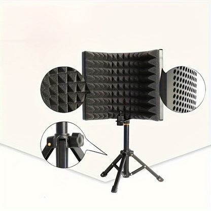 Acoustic Wall Panel, Foldable, Portable for Reducing Room Reflections In Recording