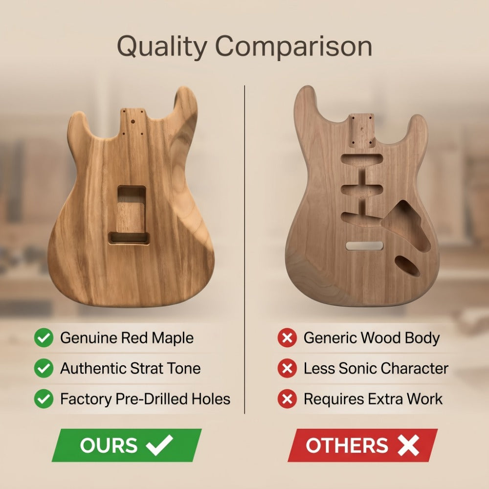 Guitar Stand, 43mm, Solid, Maple, Electric for Holding And Displaying Guitars