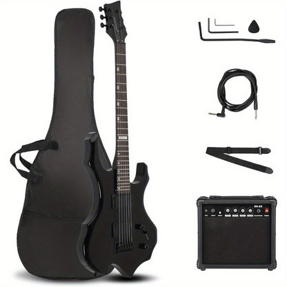 Electric Guitar shown in the Black option