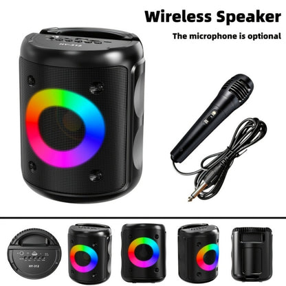 Portable PA Speaker, HY-312 Portable, Wireless, USB-C, HY-312, Karaoke, System for Parties