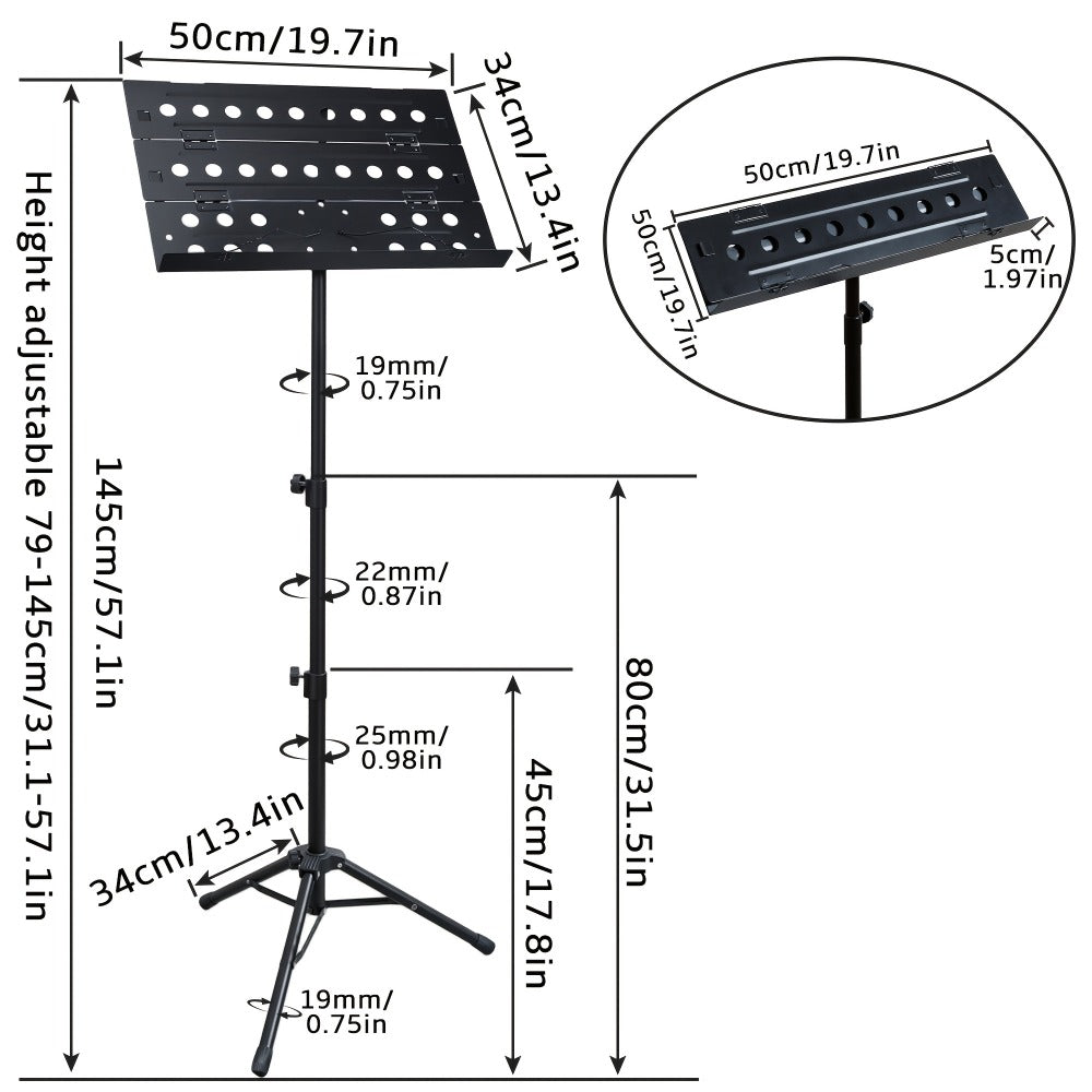 Guitar Stand, Portable, Foldable, Adjustable, Folding, Music for Holding And Displaying