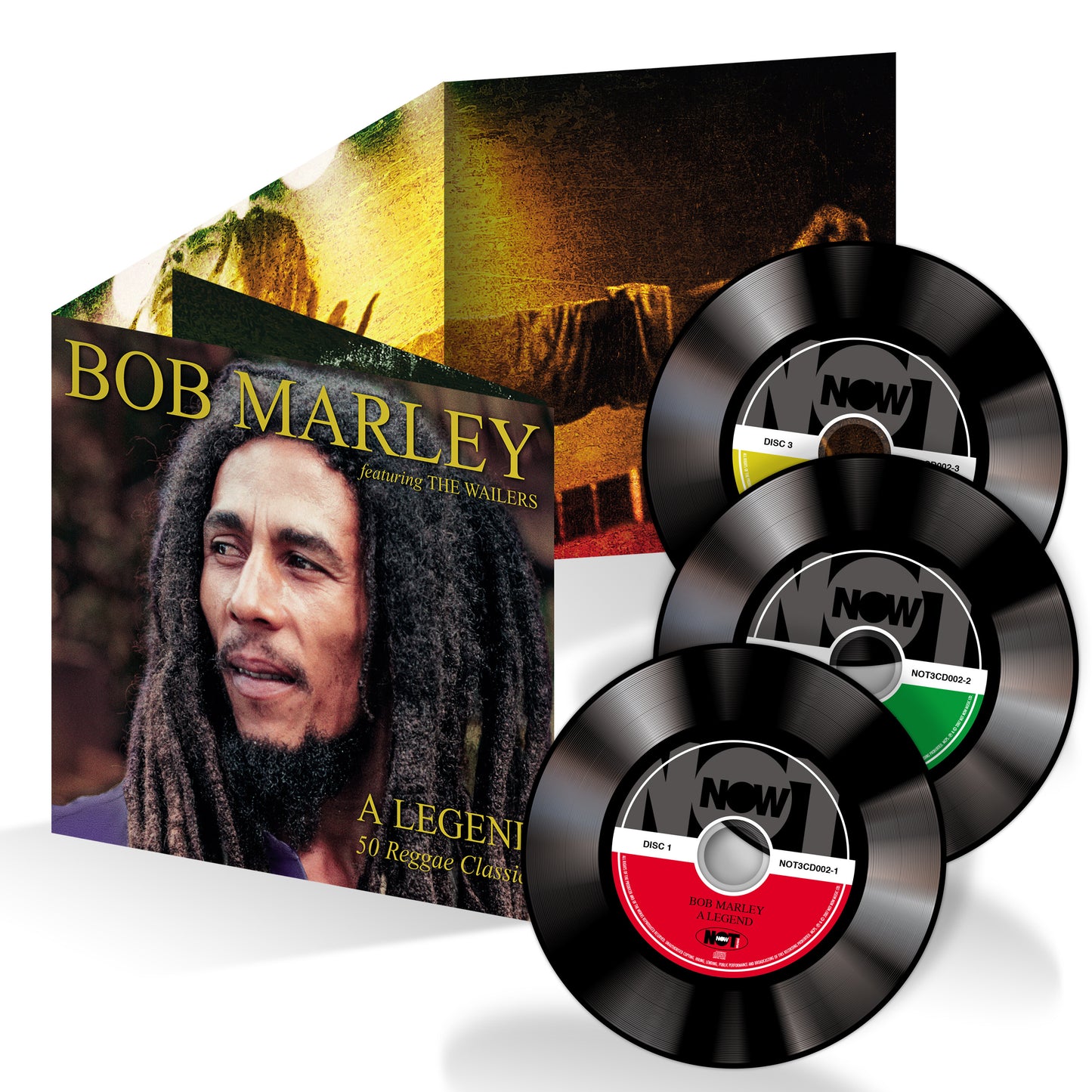 3CD Bob Marley & The Wailers - A Legend - 50 Reggae Classics