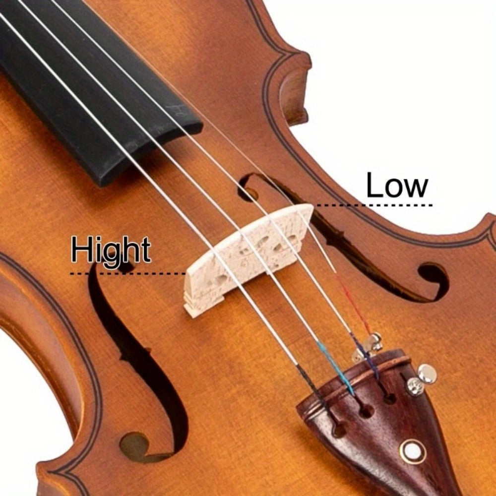 Full Size Violin, 145cm, 60cm, GV103, Matte, Natural for Lessons and Practice